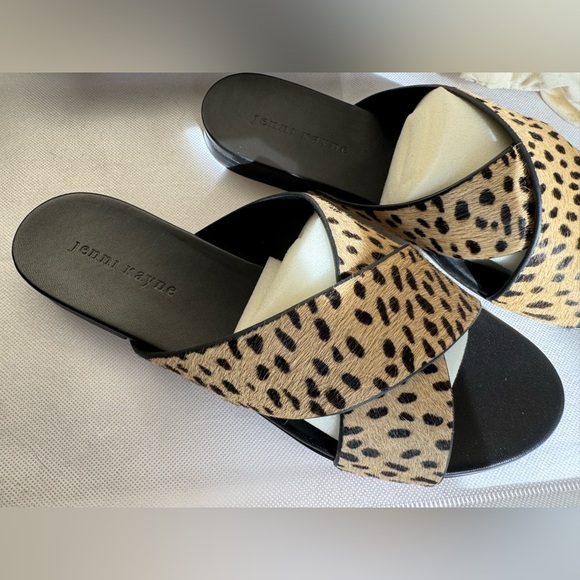 JENNI KAYNE
Pony Hair Crossover Sandal - Picture 2 of 9